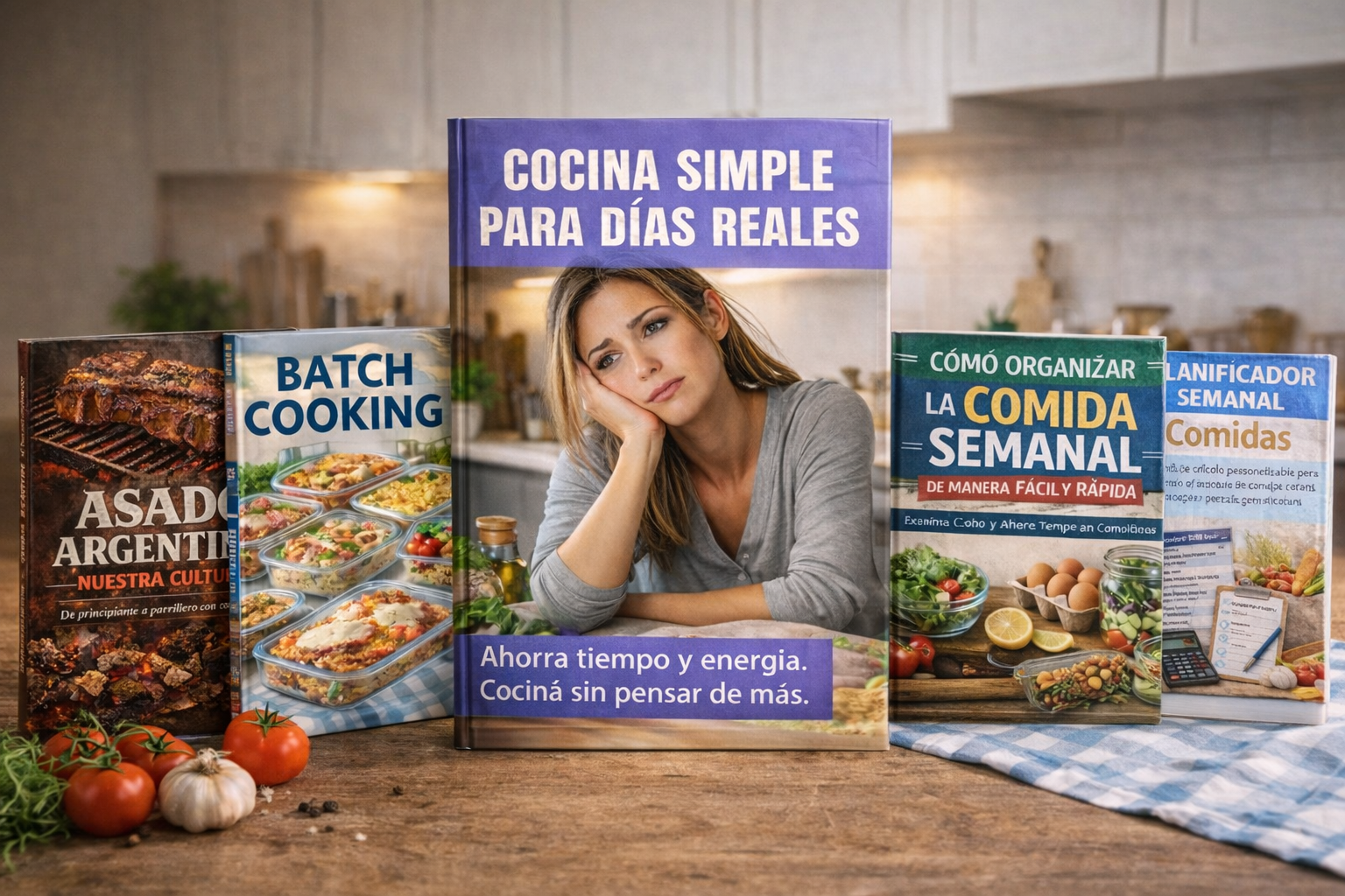 Cocina Simple Para Dias Reales + 4 Bonos Gratis!!!